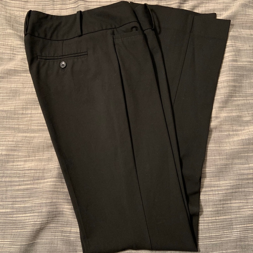 Tall black suit pants